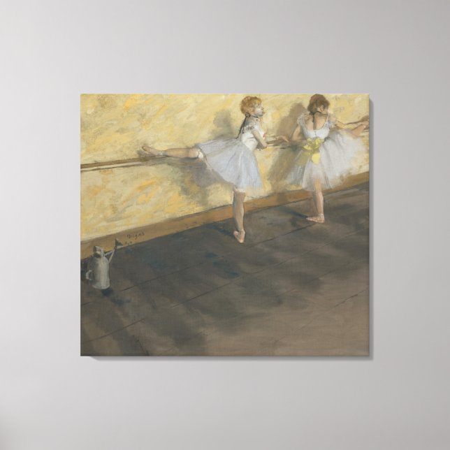 Edgar Degas | Dancers Practising at the Barre Canvas Print (Front)