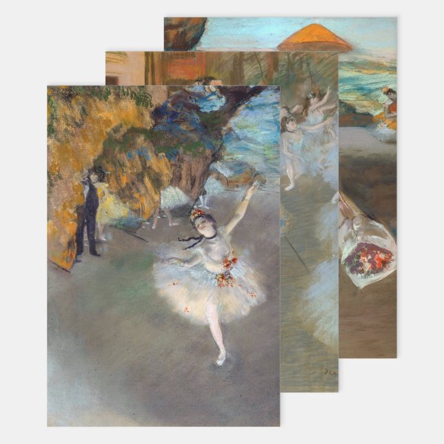Edgar Degas - Dancers Selection Wrapping Paper Sheet (Creator Uploaded)