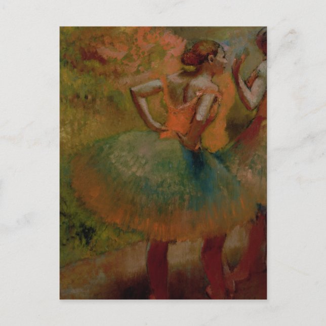 Edgar Degas | Dancers Wearing Green Skirts Postcard (Front)