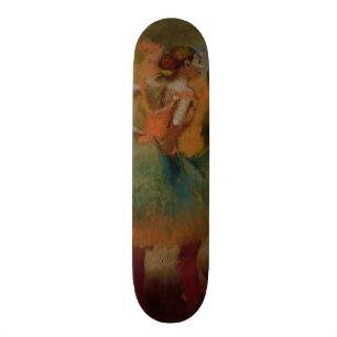 Edgar Degas   Dancers Wearing Green Skirts Skateboard