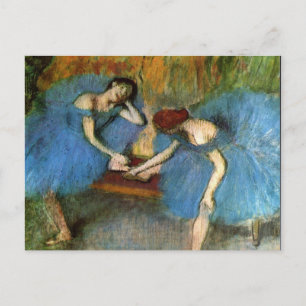 Edgar Degas Dancing Ballerinas Fine Art Postcard