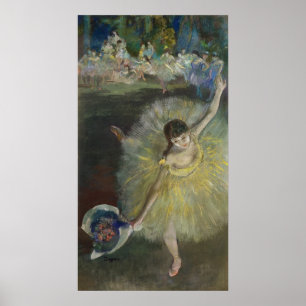 Edgar Degas   End of an Arabesque, 1877 Poster