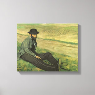 Edgar Degas Eugene Manet Canvas Print