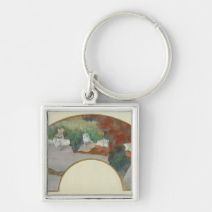 Edgar Degas Fan, c.1879 Key Ring