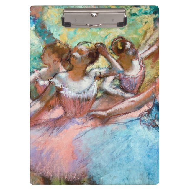 Edgar Degas - Four Ballerinas on Stage Clipboard (Front)