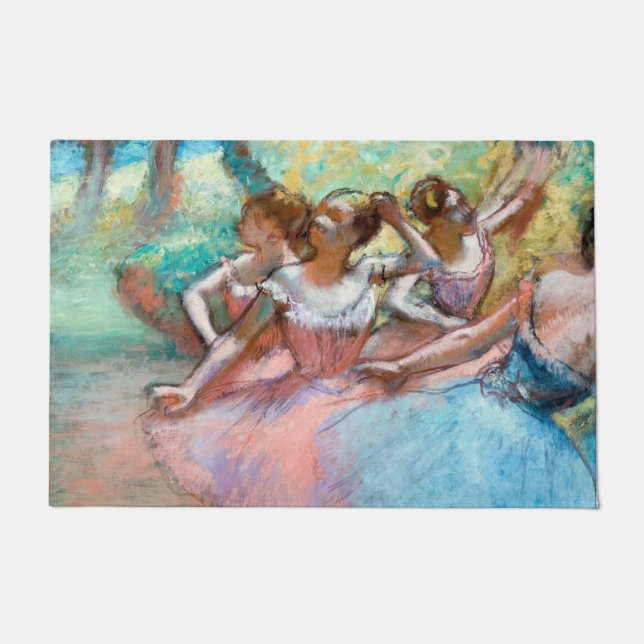 Edgar Degas - Four Ballerinas on Stage Doormat (Front)