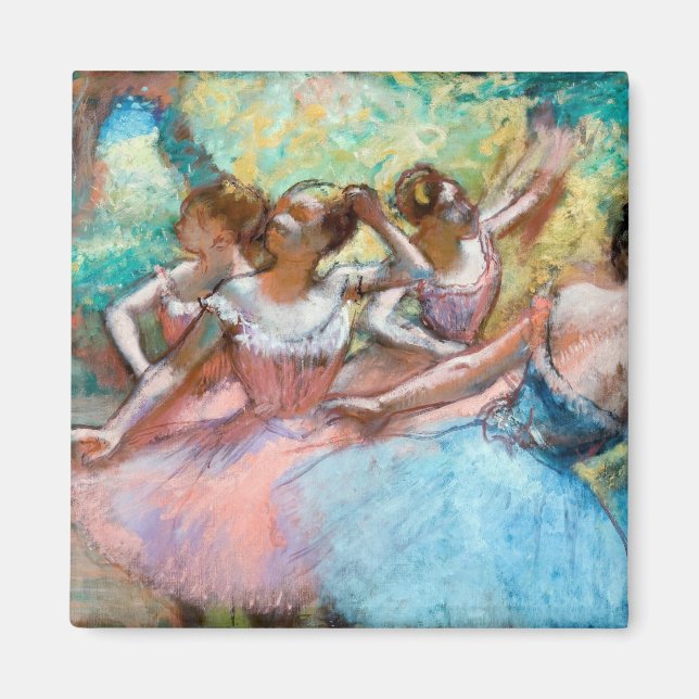 Edgar Degas - Four Ballerinas on Stage Magnet (Front)