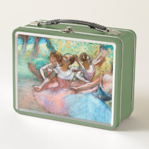 Edgar Degas - Four Ballerinas on Stage Metal Lunch Box