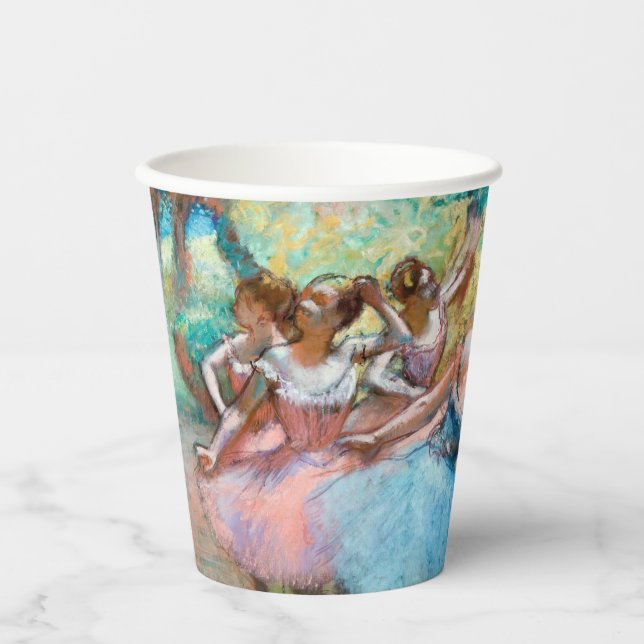 Edgar Degas - Four Ballerinas on Stage Paper Cups (Front)