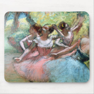 Edgar Degas   Four ballerinas on the stage Mouse Mat