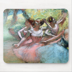 Edgar Degas   Four ballerinas on the stage Mouse Mat