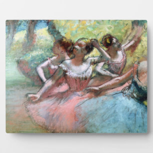 Edgar Degas   Four ballerinas on the stage Plaque