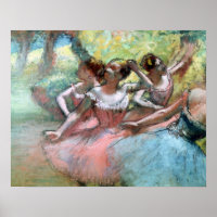 Edgar Degas | Four ballerinas on the stage