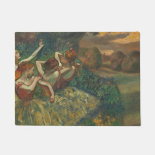Edgar Degas Four Dancers Impressionist Doormat
