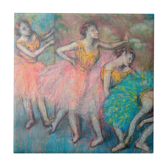 Edgar Degas - Four Dancers Tile (Front)