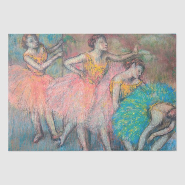 Edgar Degas - Four Dancers Tissue Paper (Front)