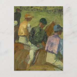 Edgar Degas   Four Jockeys Postcard