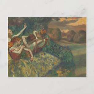 Edgar Degas   Four Seasons in the One Head, c.1590 Postcard
