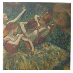 Edgar Degas Four Seasons in the One Head, c.1590 Tile