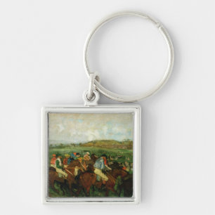 Edgar Degas Gentlemen race, Before the Departure Key Ring