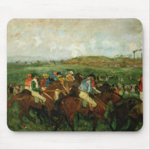 Edgar Degas Gentlemen race, Before the Departure Mouse Mat