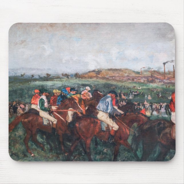 Edgar Degas - Gentlemen Race Mouse Mat (Front)