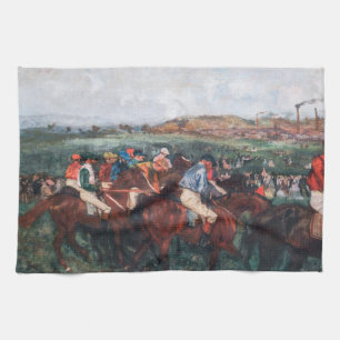 Edgar Degas - Gentlemen Race Tea Towel