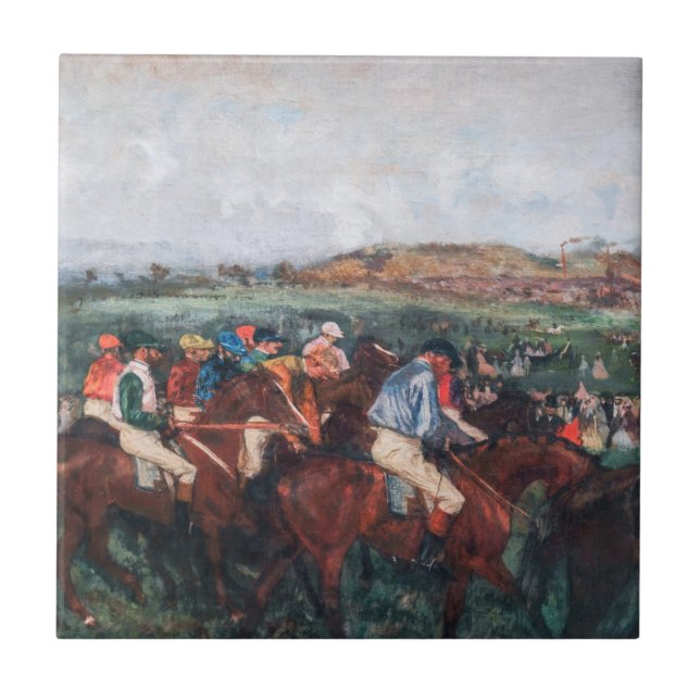 Edgar Degas - Gentlemen Race Tile (Front)