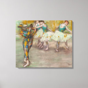 Edgar Degas - Harlequin Dance Canvas Print