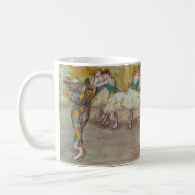 Edgar Degas - Harlequin Dance Coffee Mug (Left)