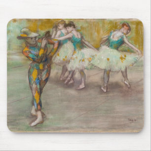Edgar Degas - Harlequin Dance Mouse Mat