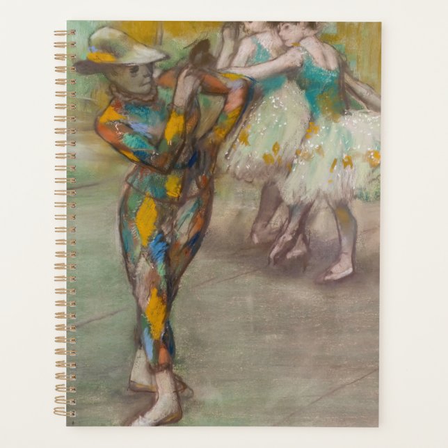 Edgar Degas - Harlequin Dance Planner (Front)