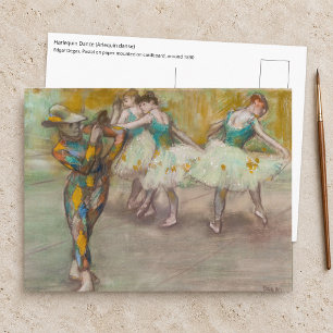 Edgar Degas - Harlequin Dance Postcard
