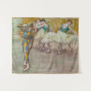 Edgar Degas - Harlequin Dance Tapestry