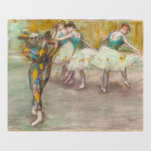 Edgar Degas - Harlequin Dance Window Cling