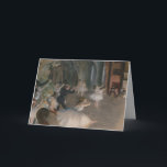 Edgar Degas Holiday Card<br><div class="desc">This is "The Rehearsal on Stage", painted by Edgar Degas in 1874 made holiday positive. The original is 21 x 28 in inches.</div>