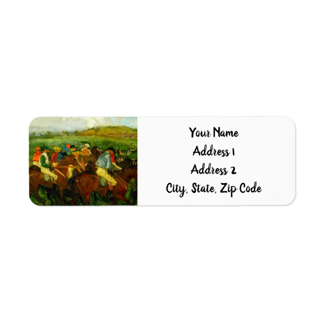 Edgar Degas Horseback Riding (Front)