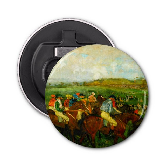 Edgar Degas Horseback Riding Bottle Opener (Front)