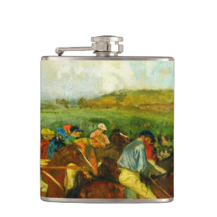 Edgar Degas Horseback Riding Hip Flask