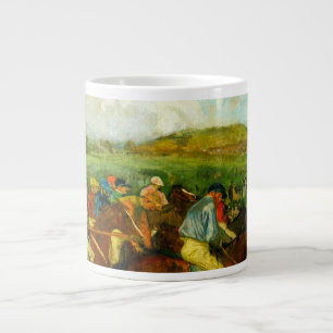 Edgar Degas Horseback Riding Large Coffee Mug