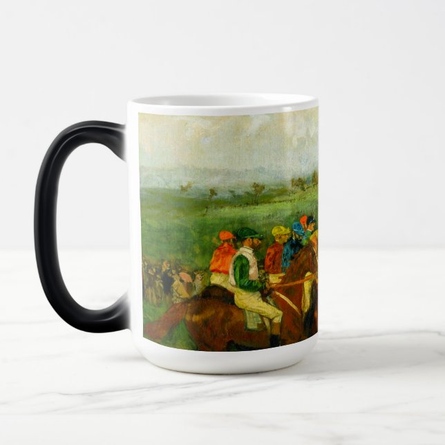 Edgar Degas Horseback Riding Magic Mug (Left)