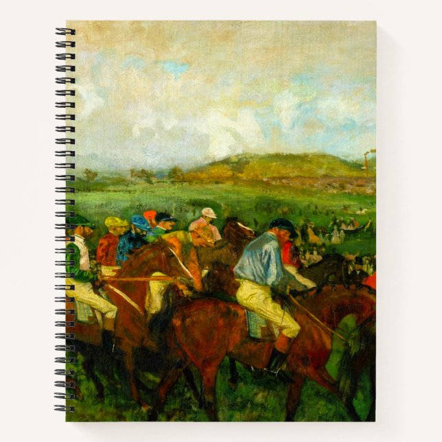 Edgar Degas Horseback Riding Notebook (Front)