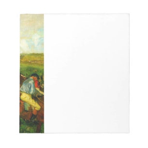 Edgar Degas Horseback Riding Notepad