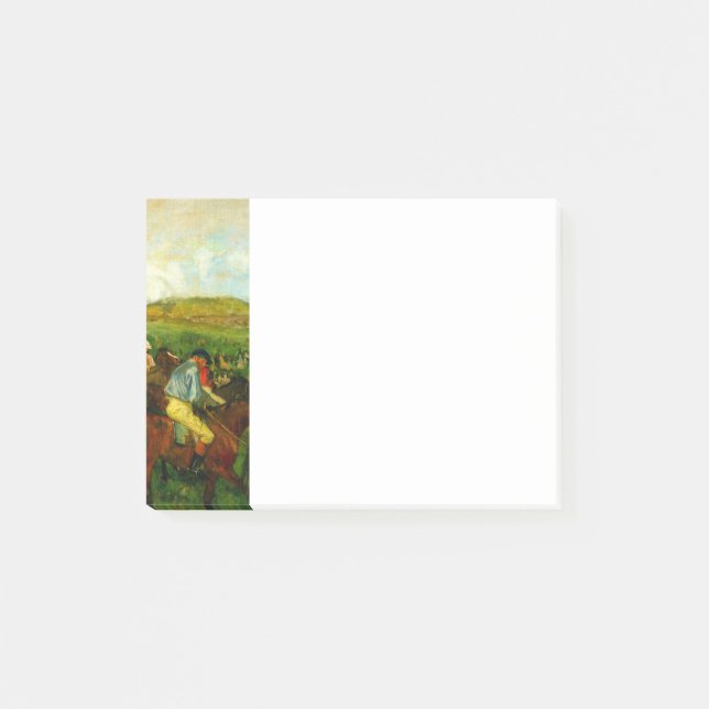 Edgar Degas Horseback Riding Post-it Notes (Front)