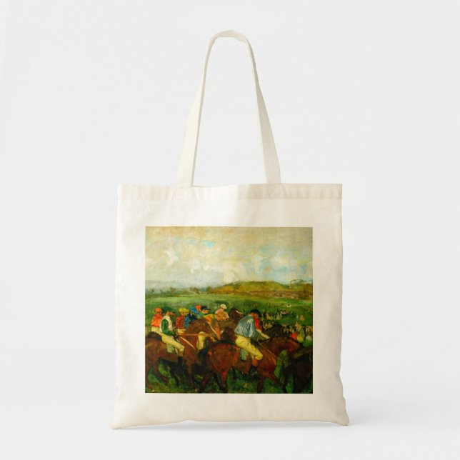 Edgar Degas Horseback Riding Tote Bag (Front)