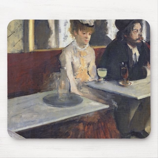Edgar Degas | In a Cafe, or The Absinthe Mouse Mat (Front)