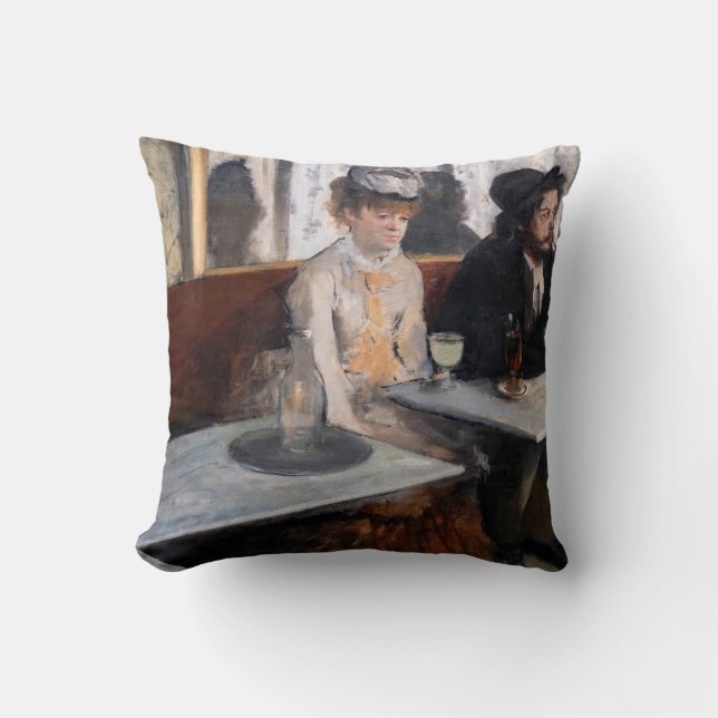 Edgar Degas - In a Cafe / The Absinthe Cushion (Front)