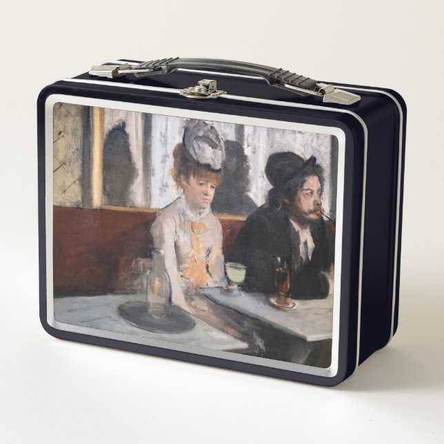 Edgar Degas - In a Cafe / The Absinthe Metal Lunch Box (Front)