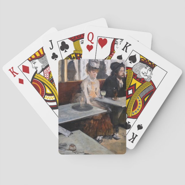 Edgar Degas - In a Cafe / The Absinthe Playing Cards (Back)