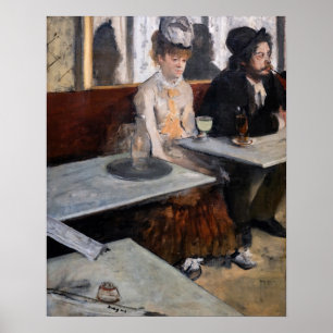 Edgar Degas - In a Cafe / The Absinthe Poster